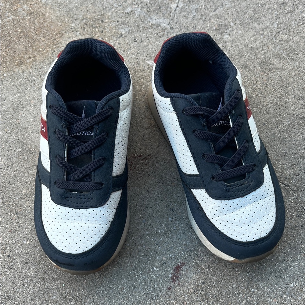 Nautica Black and White Casual Sneakers